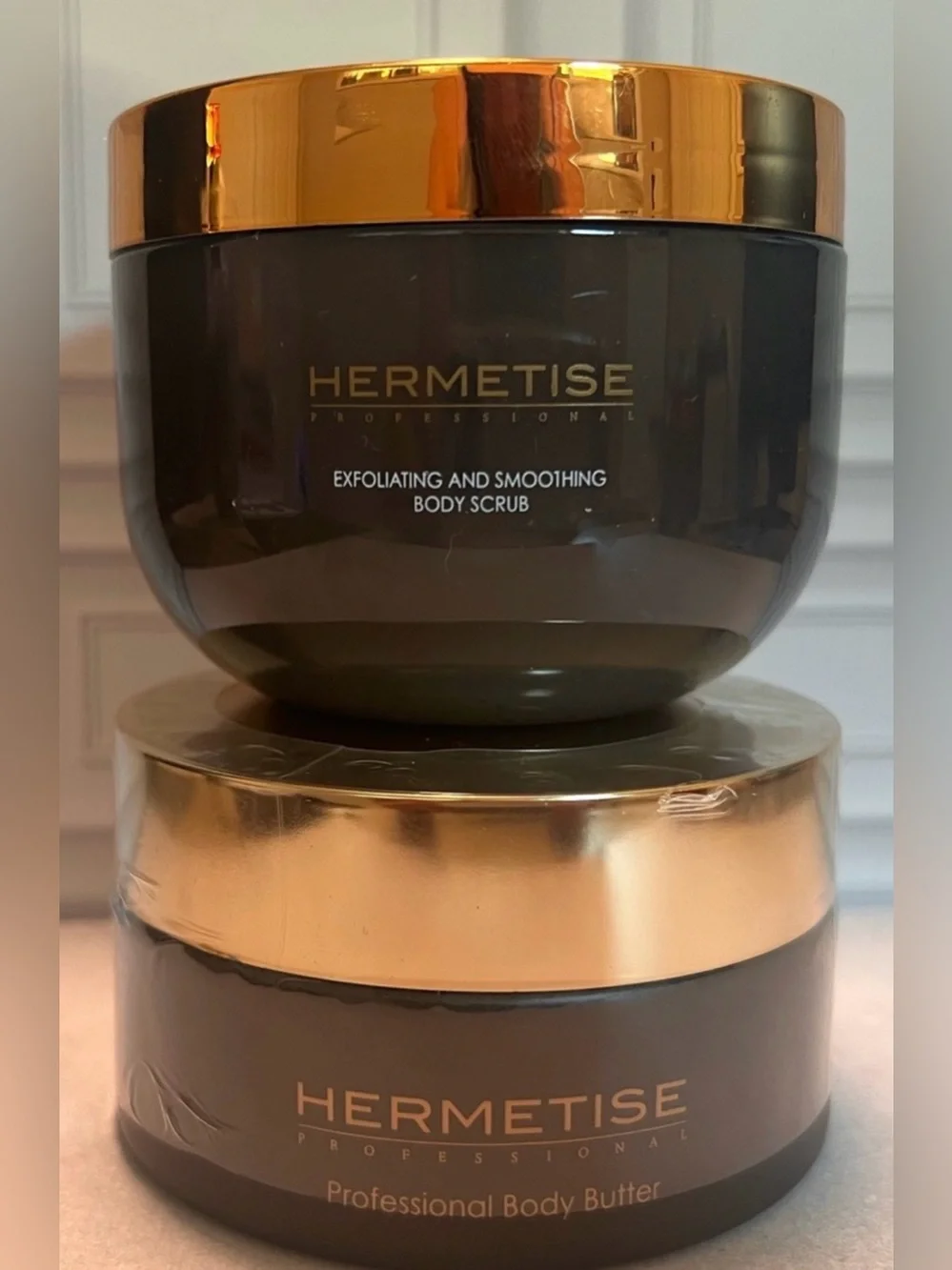 Hermetise Professional Body Butter and Exfoliating Scrub - Set *Sealed